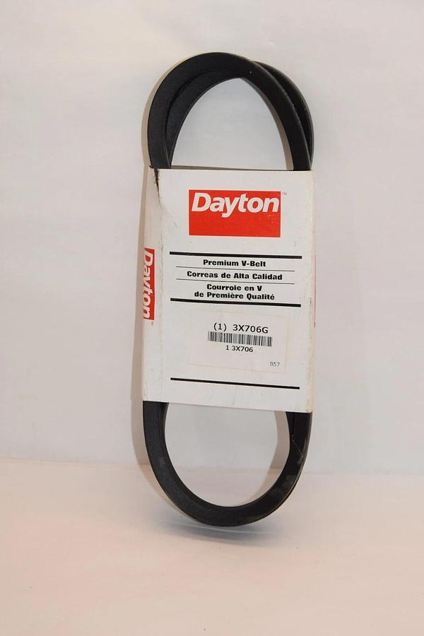 (NEW) DAYTON 3X706G Premium V-Belt