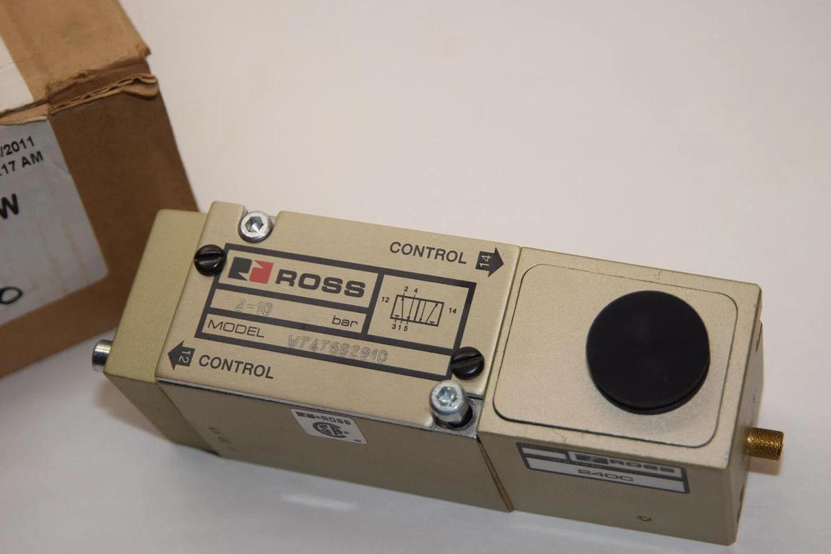 (NEW) ROSS CONTROLS W7476B2910W 24Vdc Valve