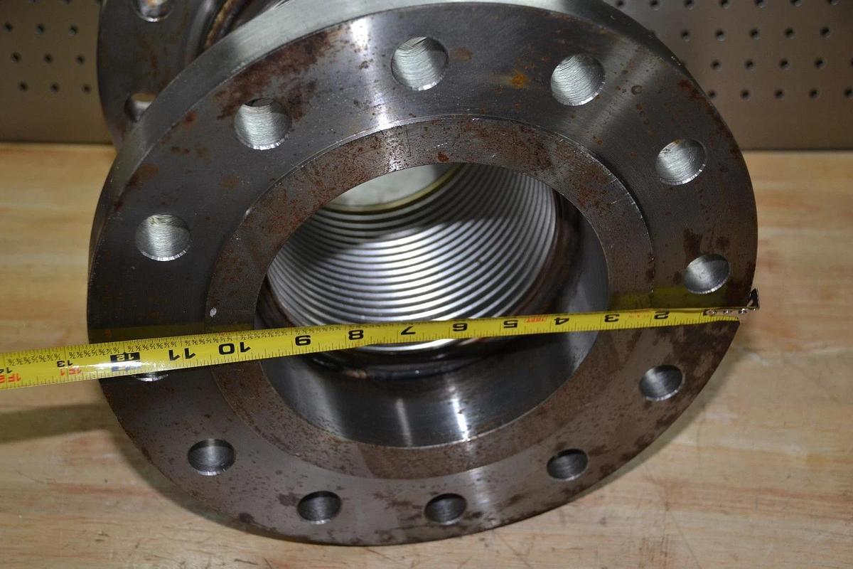 Senior Flexonics 6"x12" Expansion Joint Stainless Steel Flex  6" Flow 12" flange