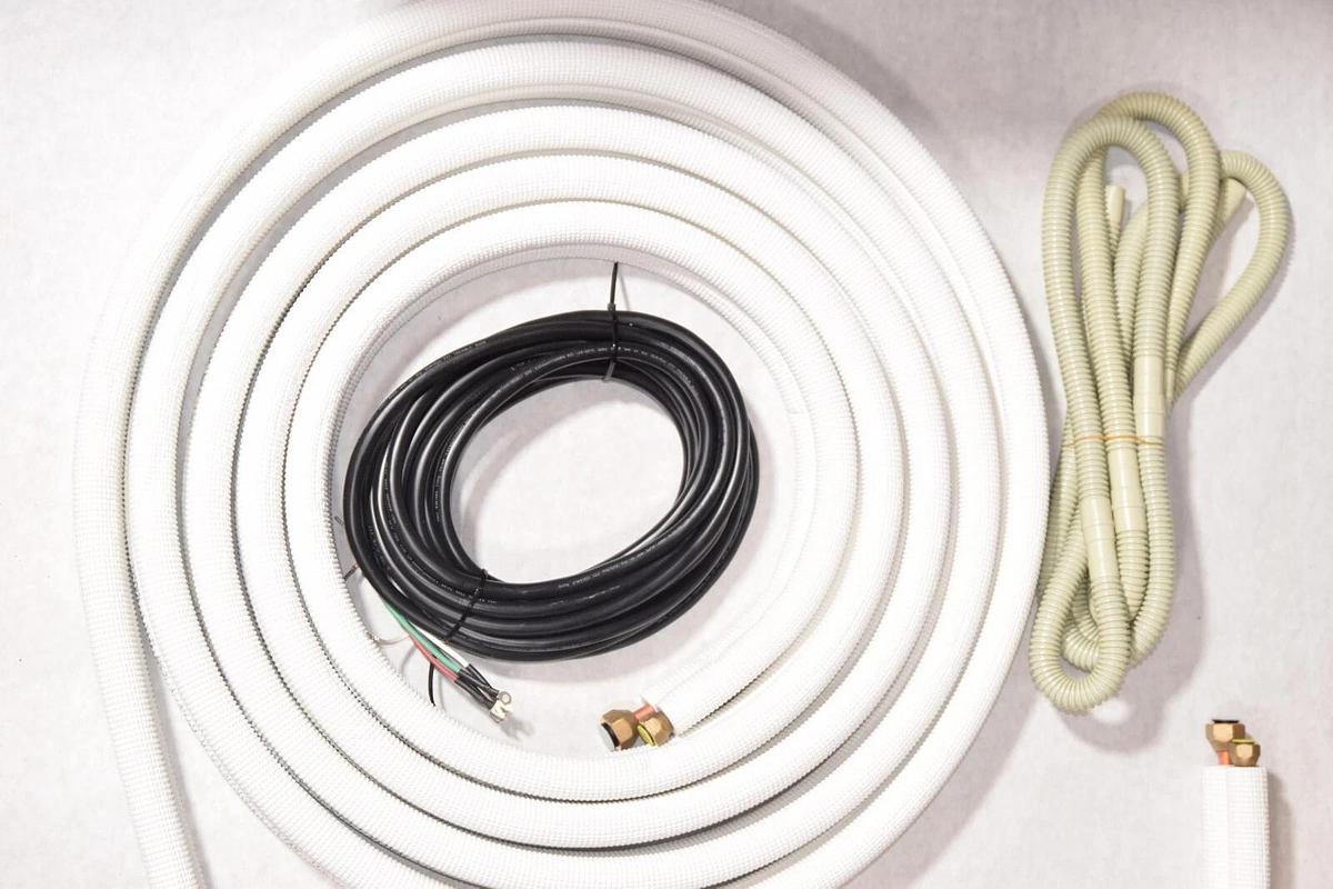 (NEW) COOL BOS7 , JHNBFBA22081228 25' Insulated Copper Tubing With Fittings