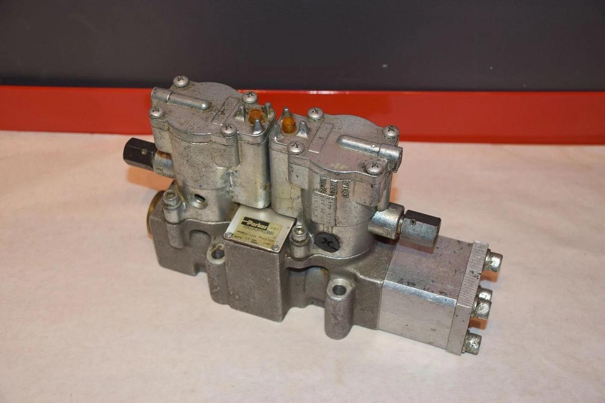 Used PARKER A543343AHN5300A 120/110V 60/50Hz 12W 140psi SOLENOID VALVE