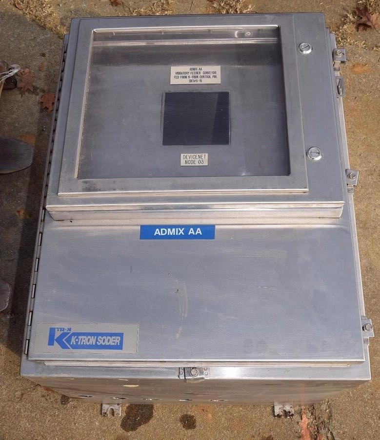 Used Hoffman SS Industrial Control Panel S/S Enclosure 24"x 30"x 20" K-Tron Soder