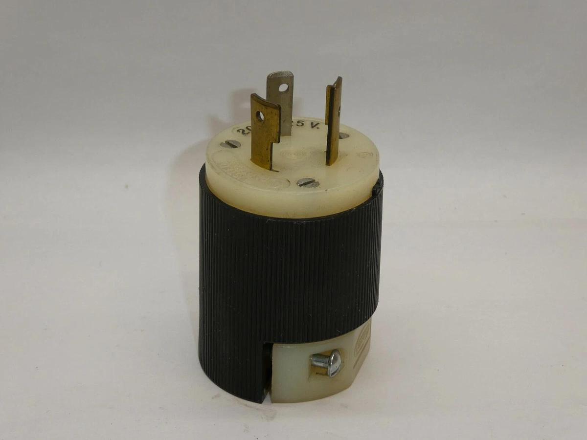 (NEW - Lot of 2) HUBBELL 231A 20A 125V Twist Lock Plug