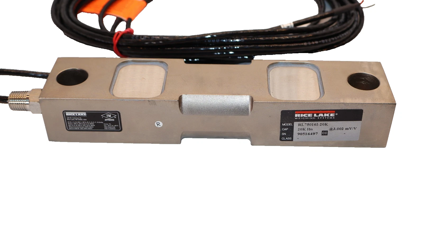 Rice Lake Load Cell RL75016I-20K RL75016-20K 17315 20K lbs RL75016I20K (New)