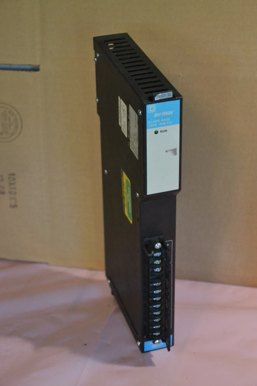 Used SQUARE D SY/MAX INPUT MODULE 8030 RIM-121R 8030RIM121R SER. D1 5VDC 1500mA