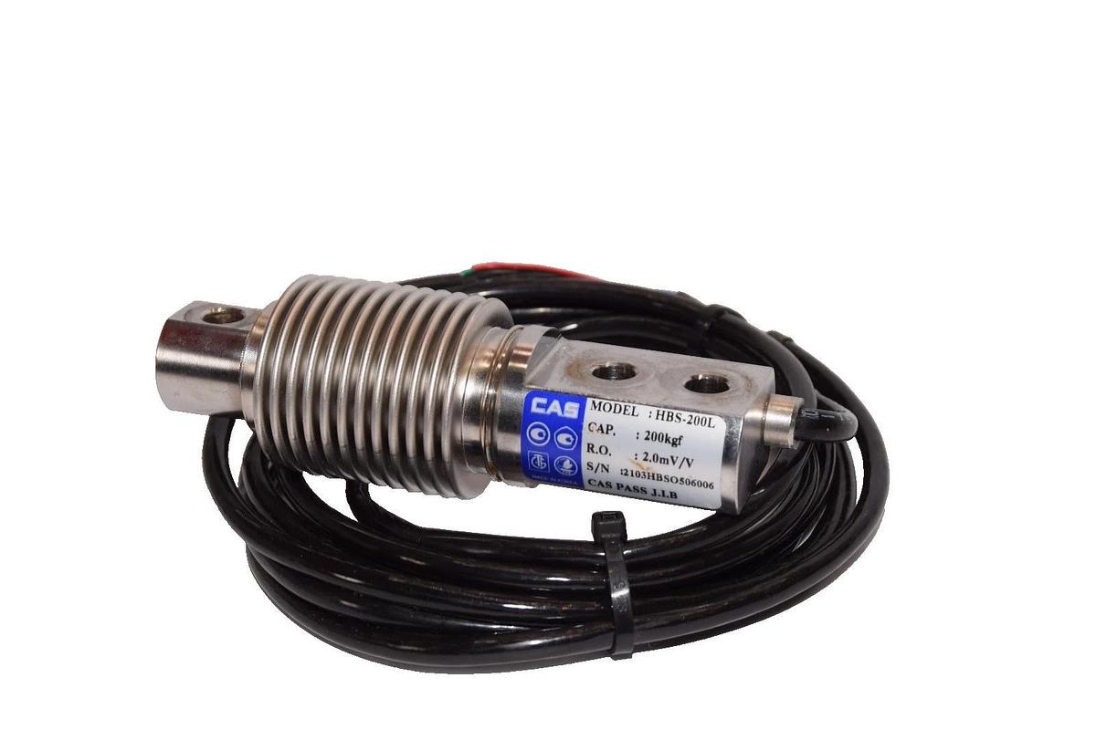 Used CAS HBS-200L , HBS200L 200kgf , 2.0mV/V Bending Beam Load Cell