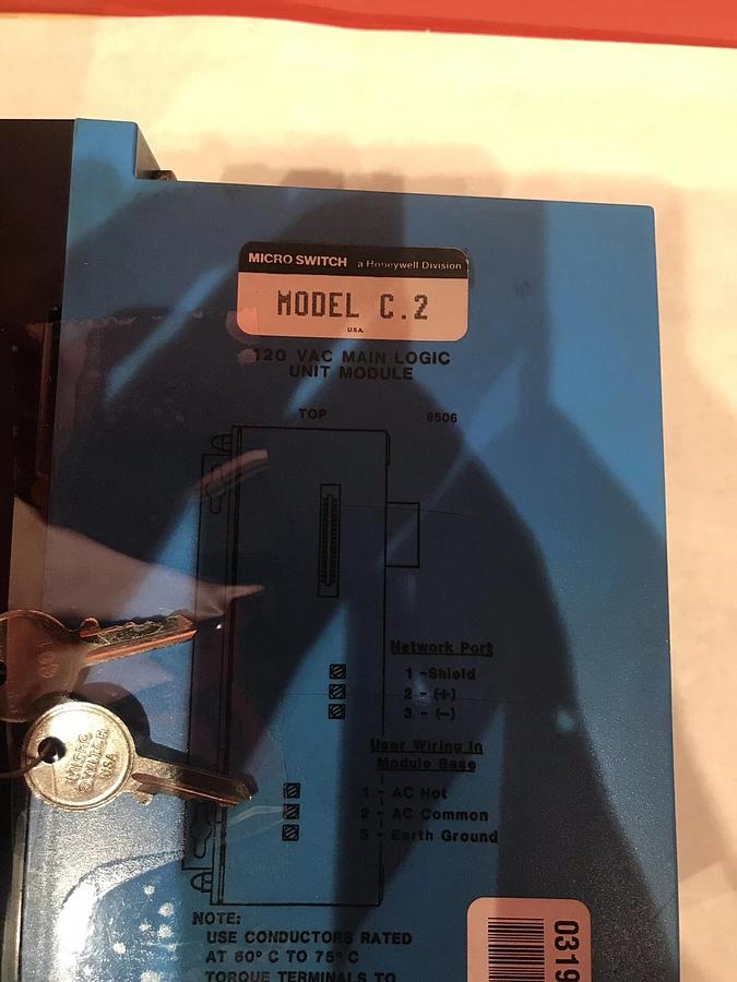 Used Microswitch SID-2000 SID-CPU-120 Main Logic Module with 2K Bytes Memory Module