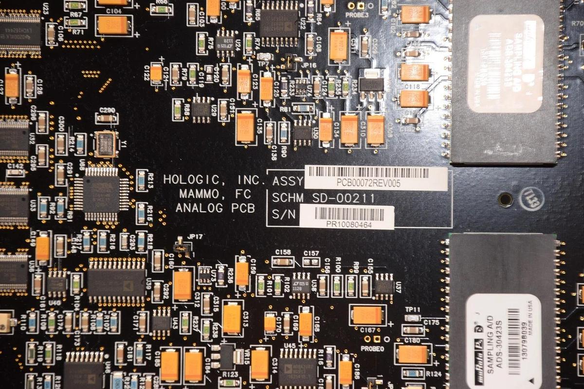 Used HOLOGIC INC. PCB00072 Rev 005 SD-00211 Mammo FC Analog PCB Circuit Board Card