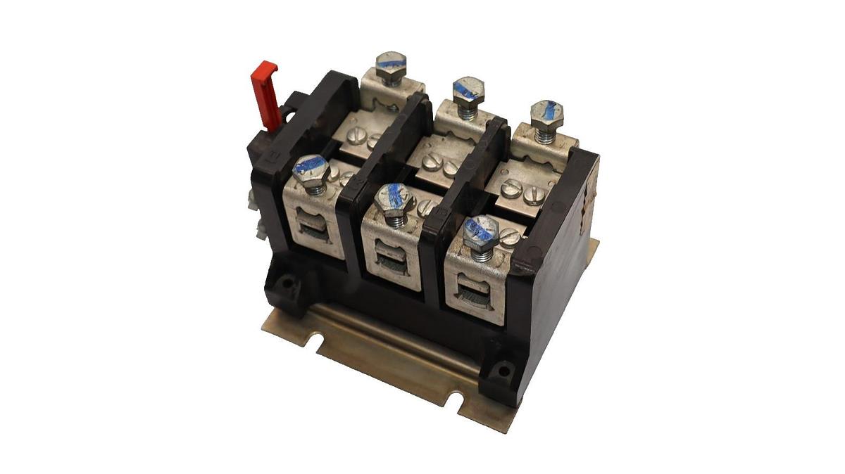 Used GE General Electric Overload Relay CR34E610A1 3P