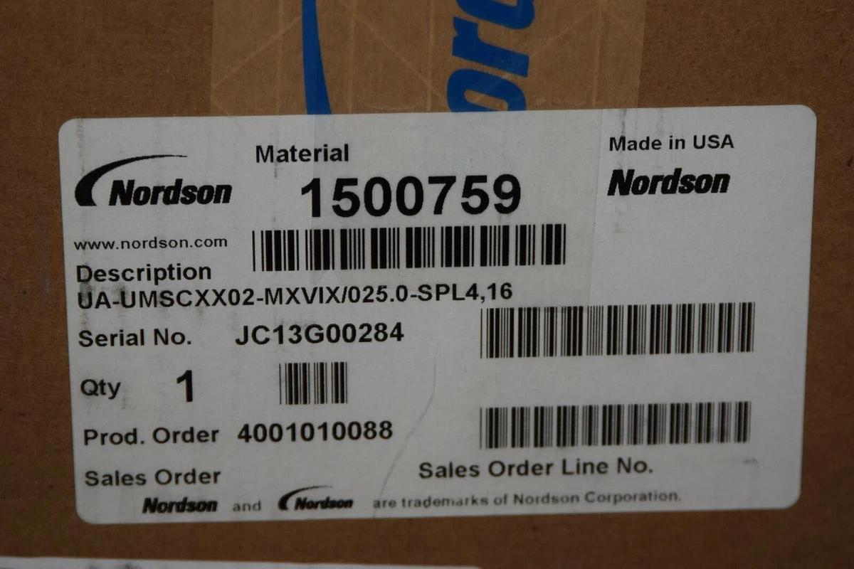 NORDSON 1500759 Applicator Glue Head UA-UMSCXX02-MXVIX/025.0-SPL4,16 (New)