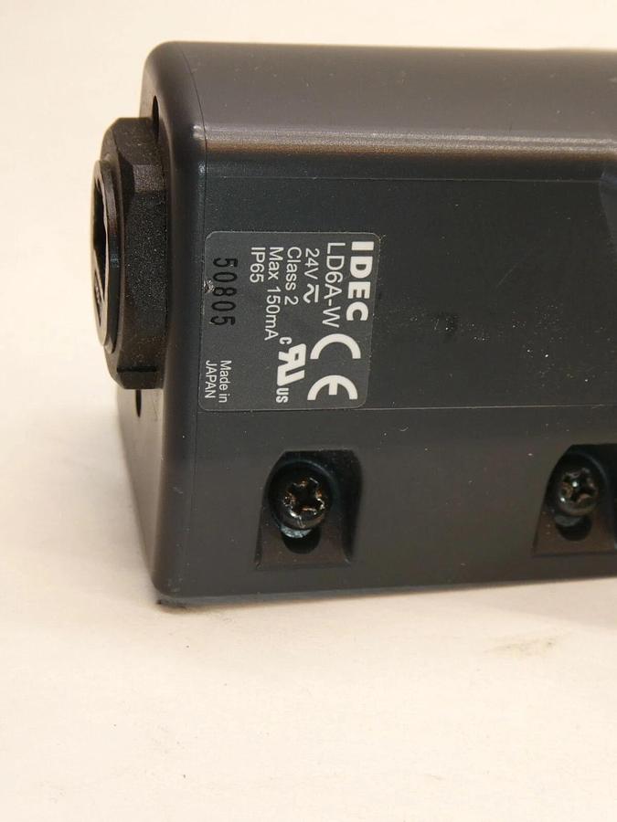 Used IDEC LD6A-W Flashing Signal Stack Light 24v w/ Red, Green, White, Amber, Blue