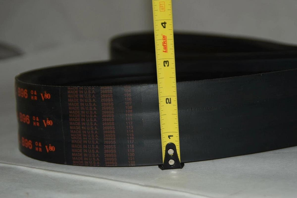 (New) GATES HI-POWER II POWERBAND B96 B-96 B 96 Banded V- Belt 3 rib