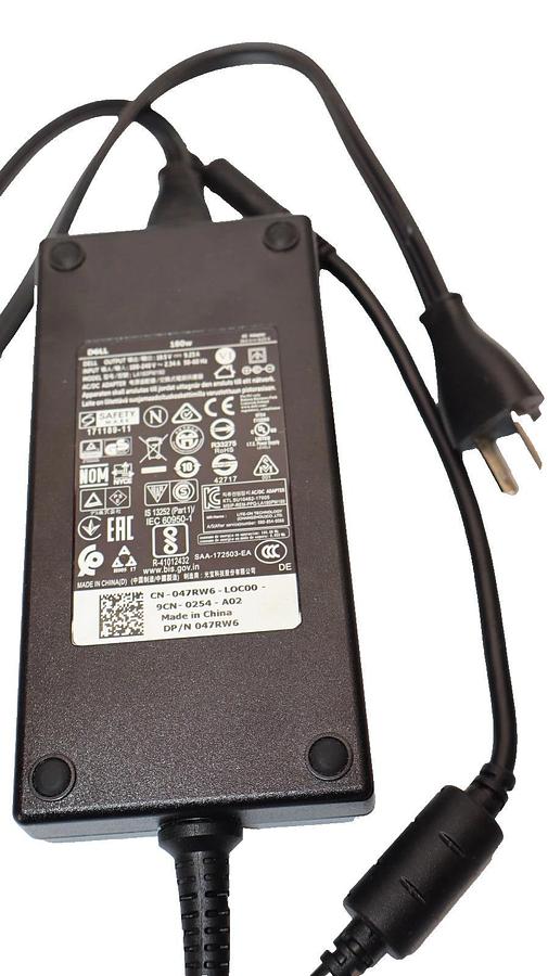 Used DELL LA180PM180 100-240V 2.34A , 180W AC Adapter
