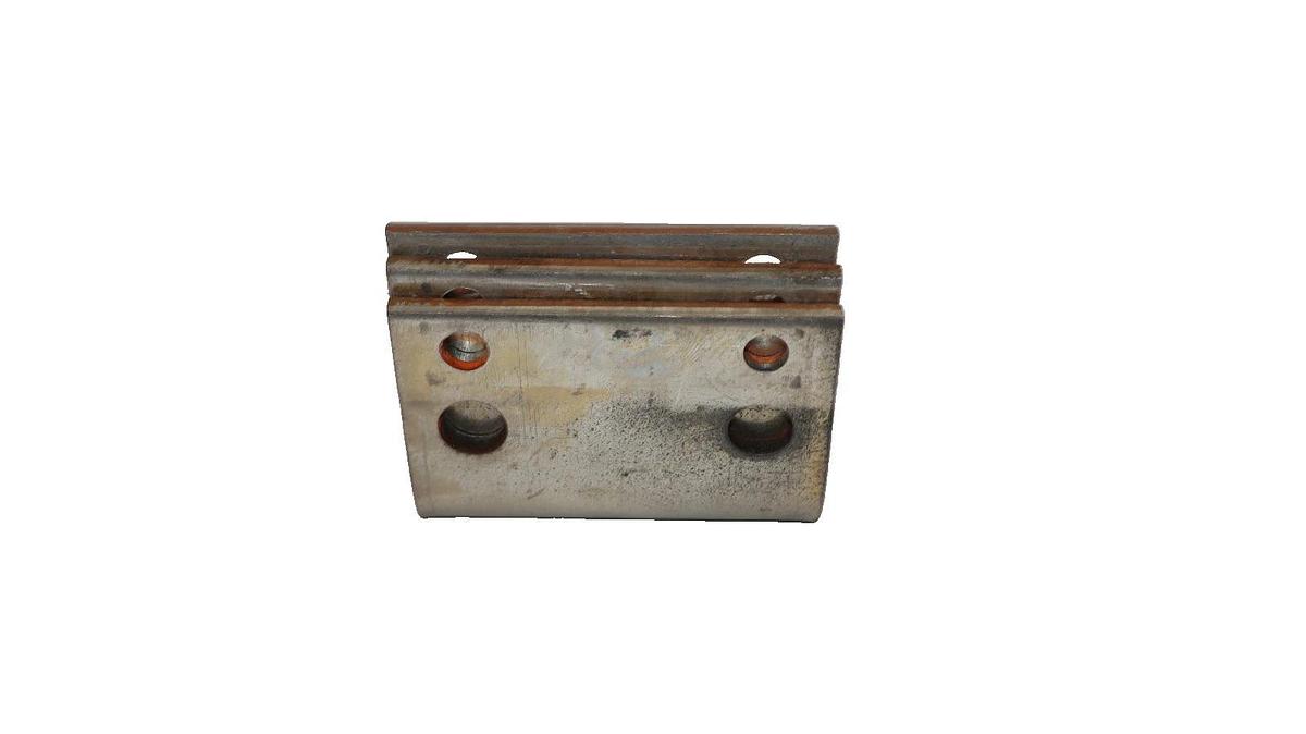 Used 4" x 2-1/2" x 2" x 1/4" Copper Buss Bar Plate (Lot of 3)