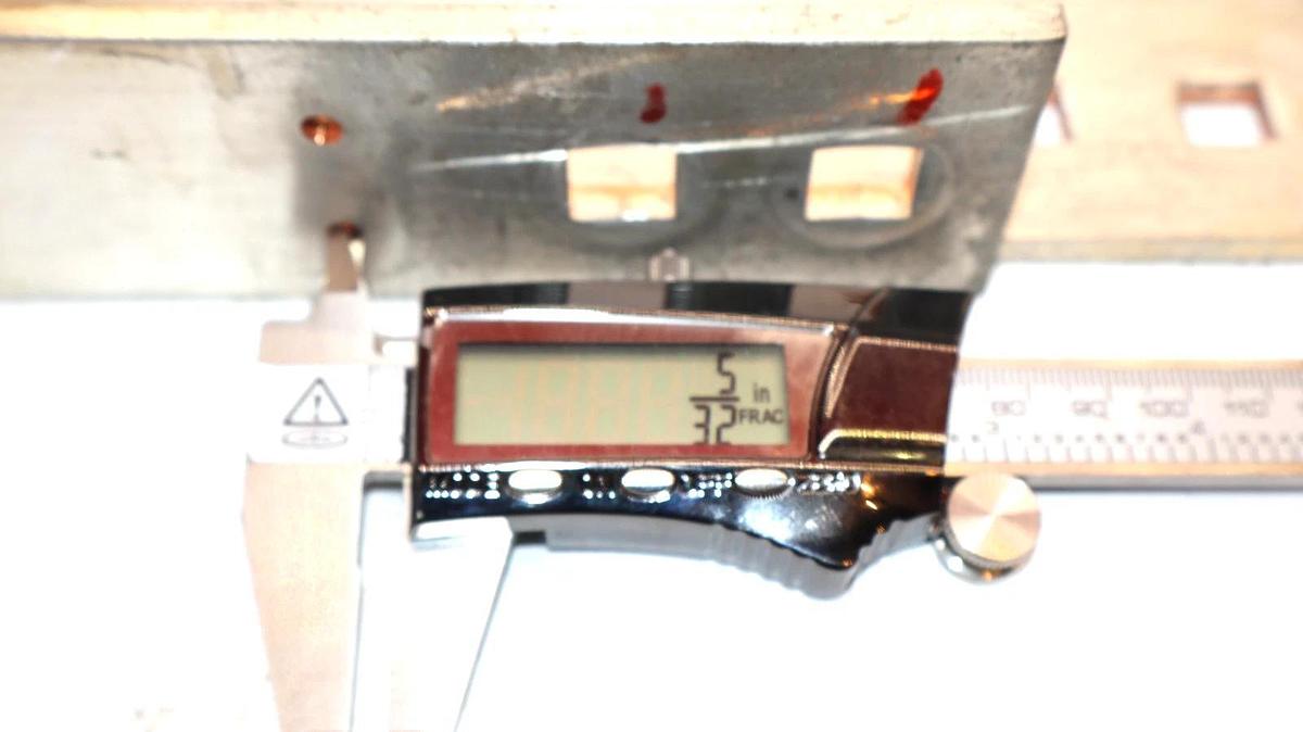 Used 12" x 2" x 1/4" Copper Buss Bar Bracket (Lot of 3)