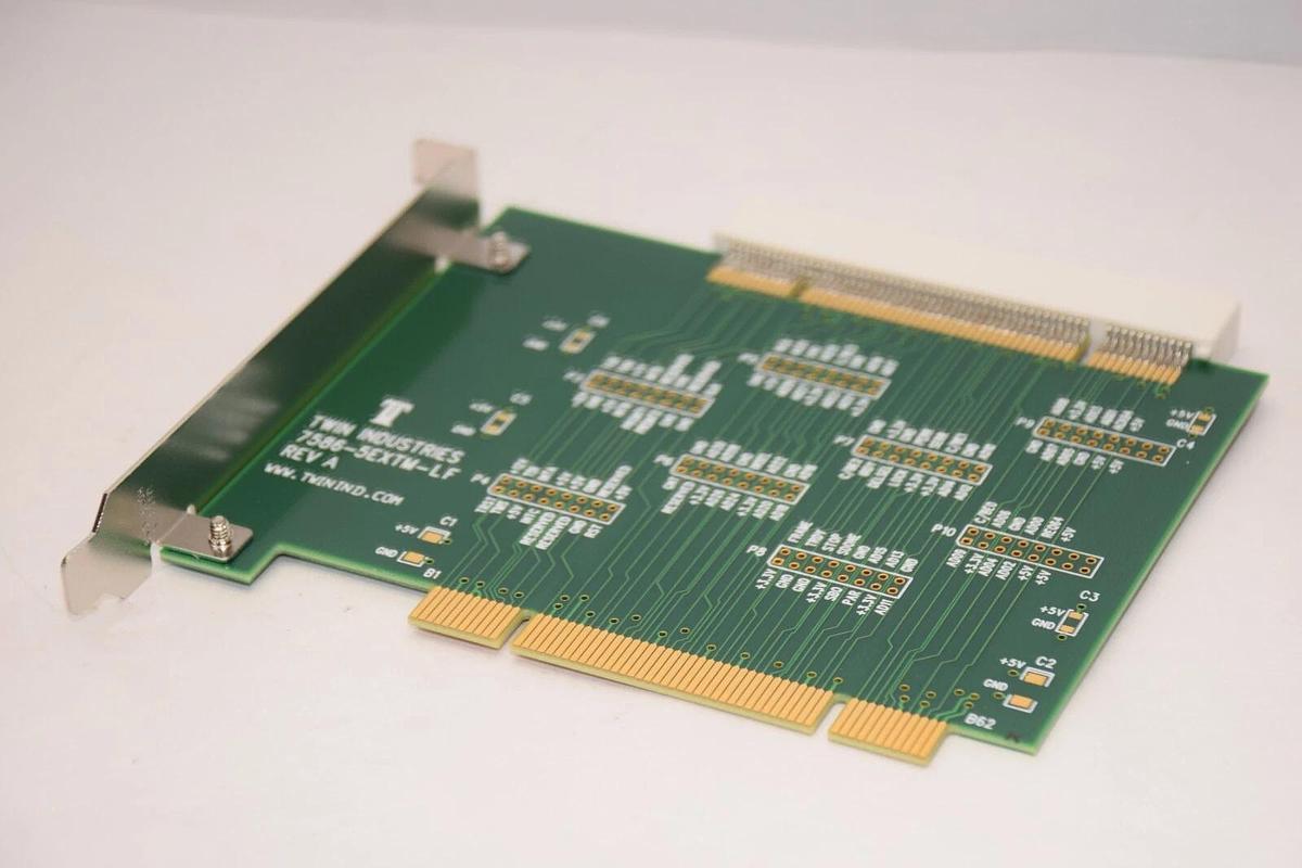 (NEW) TWIN INDUSTRIES 7586-5EXTM-LF , 75865EXTMLF 32 Bit PCI Extender Card Board