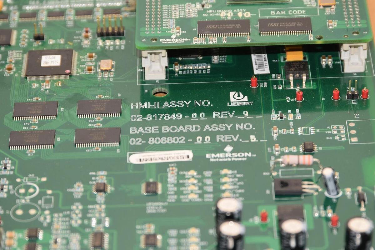 (NEW) EMERSON / LIEBERT 02-817849-00 Rev 9 02-806802-00 Rev 5 HMI-II Assy Board