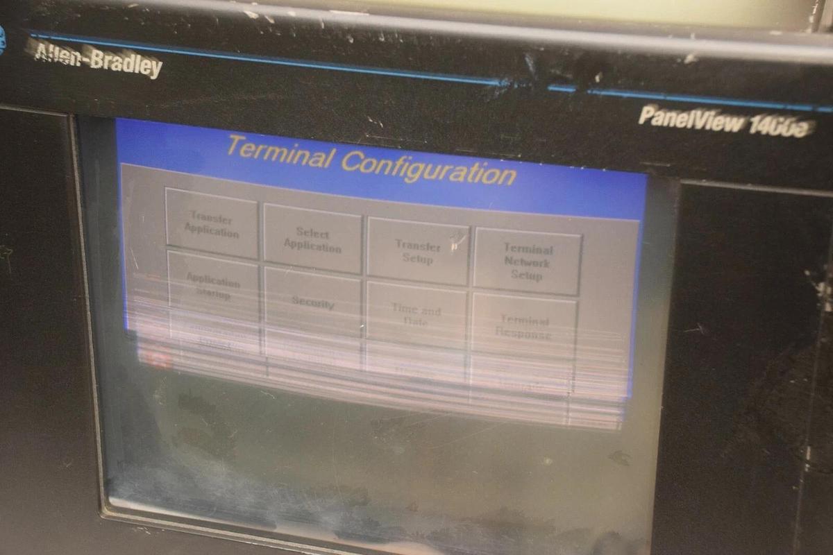 Used Allen Bradley Panelview 1400E  2711E-T14C6  Ser E Rev D