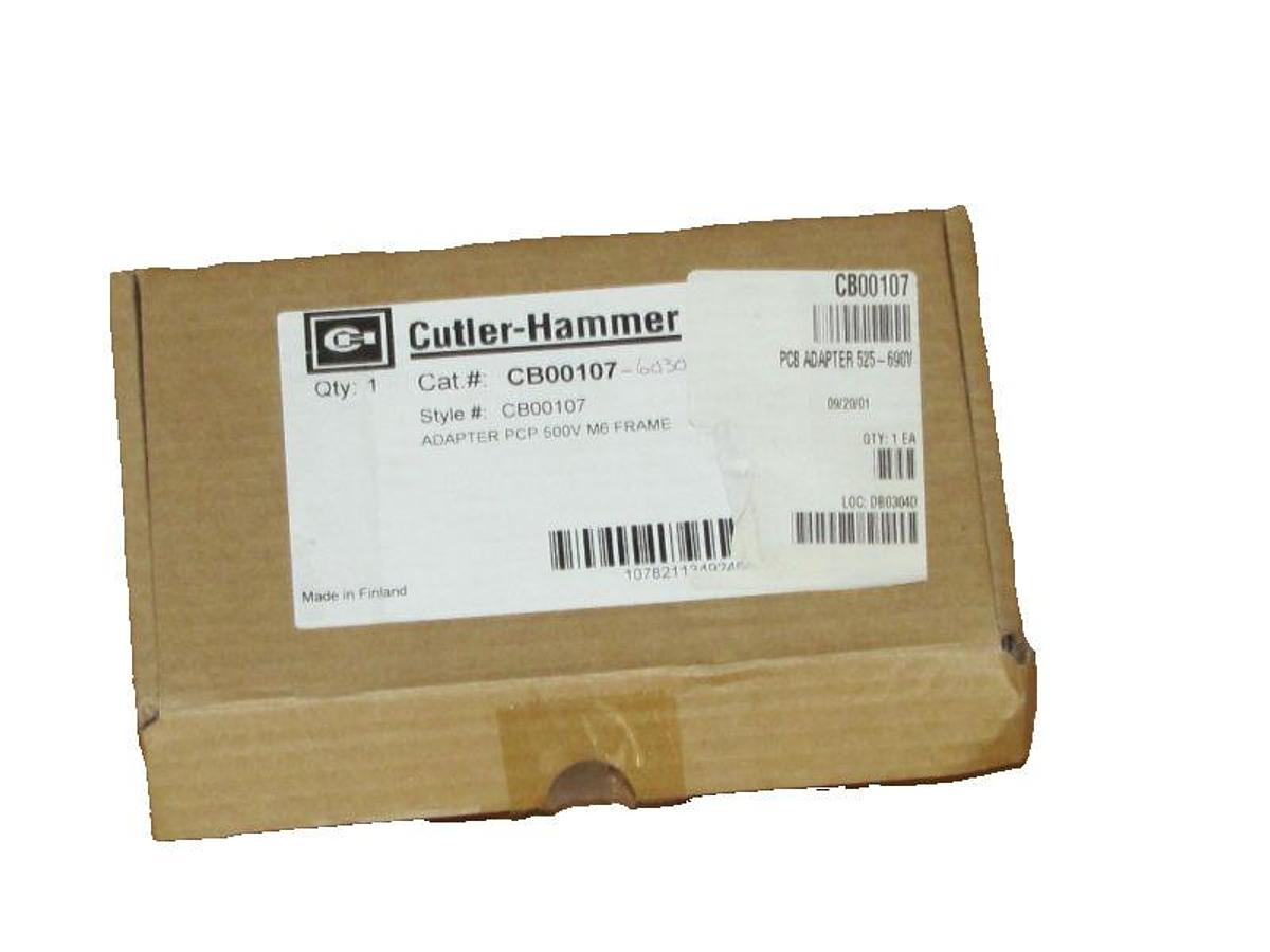 Used Cutler Hammer CB00107 CB00107-6030 PCP 500V M6 (NEW)