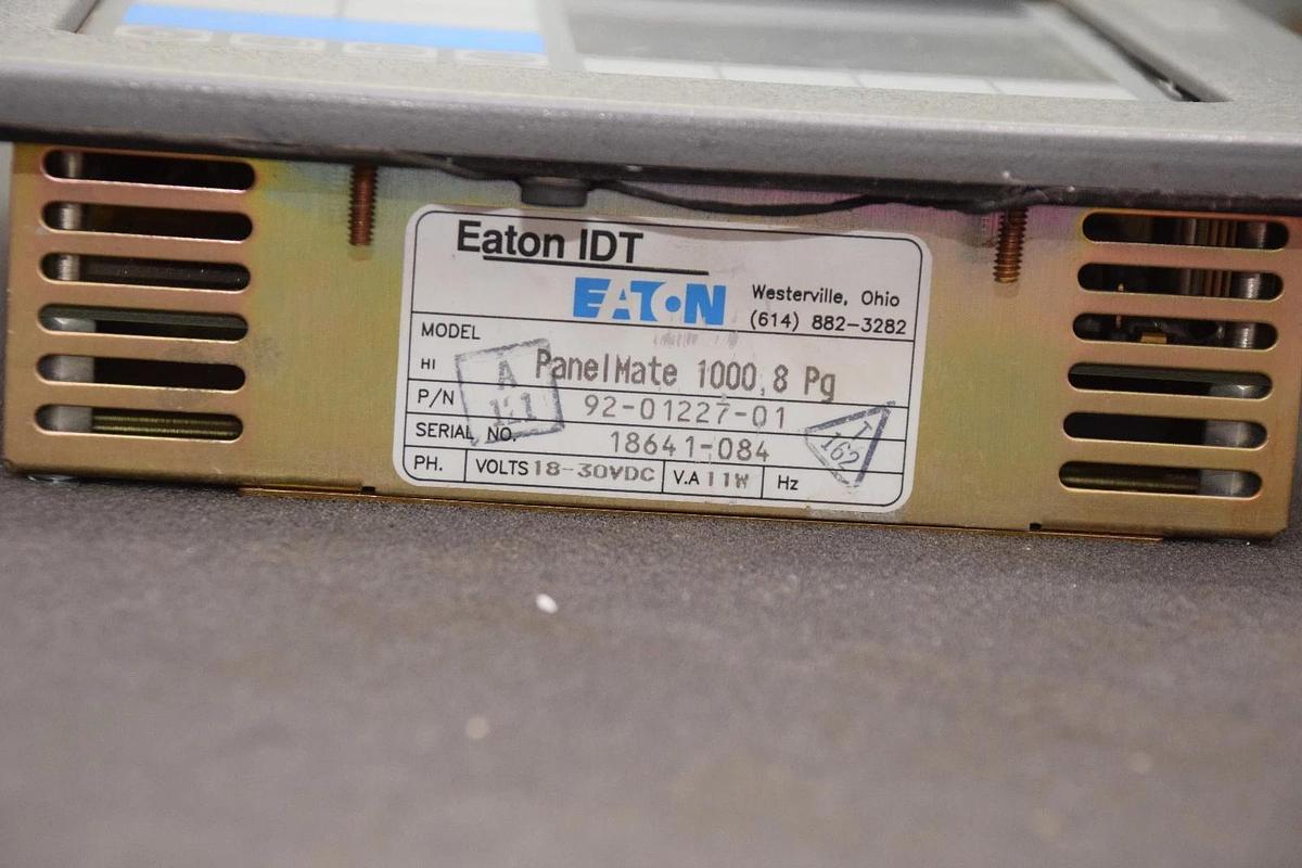 Used CUTLER-HAMMER 92-01227-01 PANELMATE 1000  18-30VDC, Untested Sold as is