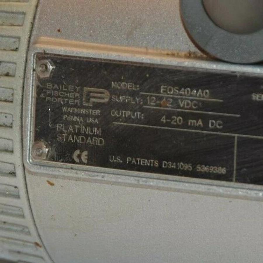Used BAILEY FISCHER & PORTER EQS404A0 12-42Vdc 4-20mA Transmitter