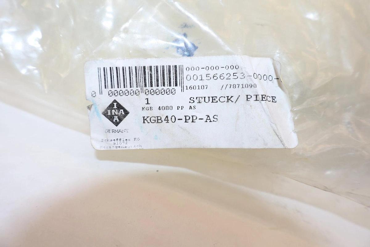 (NEW) INA KGB40-PP-AS , KGB40PPAS Linear Ball Bushing & Housing