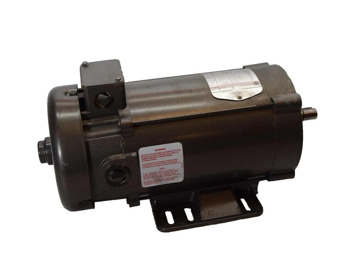 Warner Baldor Seco Motor M0G7211100 MOG7211100 34-6267-3946 .75hp 1750rpm 180VDC