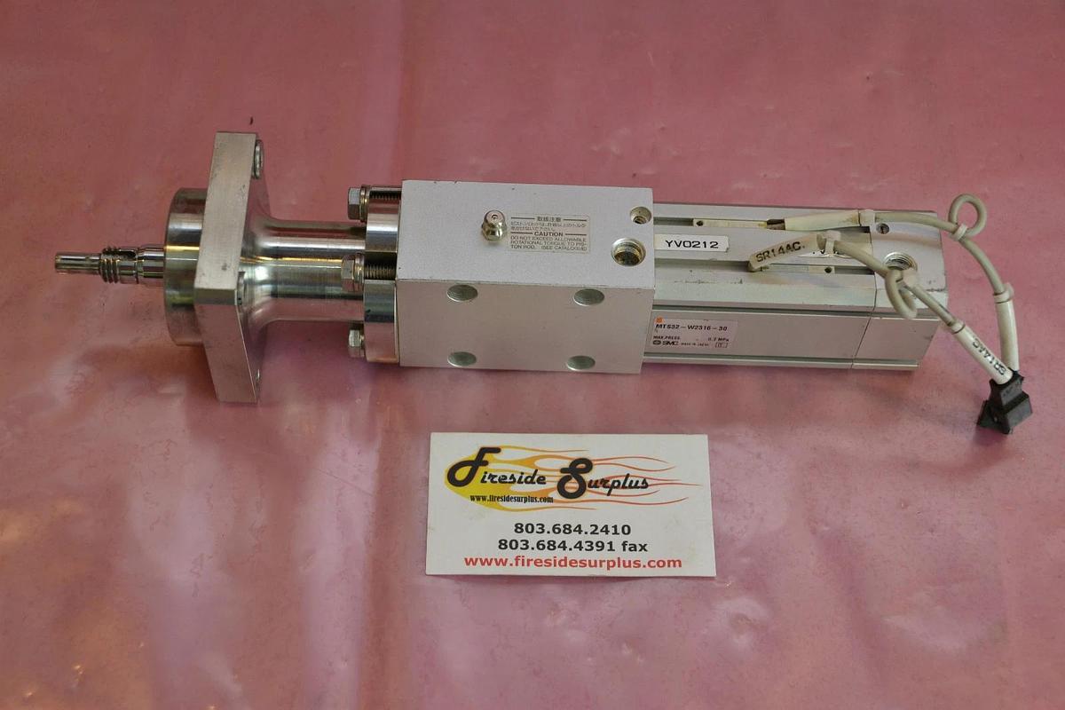 Used SMC CYLINDER MTS32-W2316-30 MTS32W231630 MTS32 W2316 30