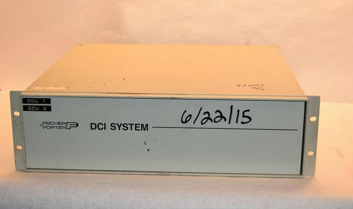 Used FISCHER & PORTER 40DD20X1B111 120V 60Hz 40VA 1A slo blo DCI System