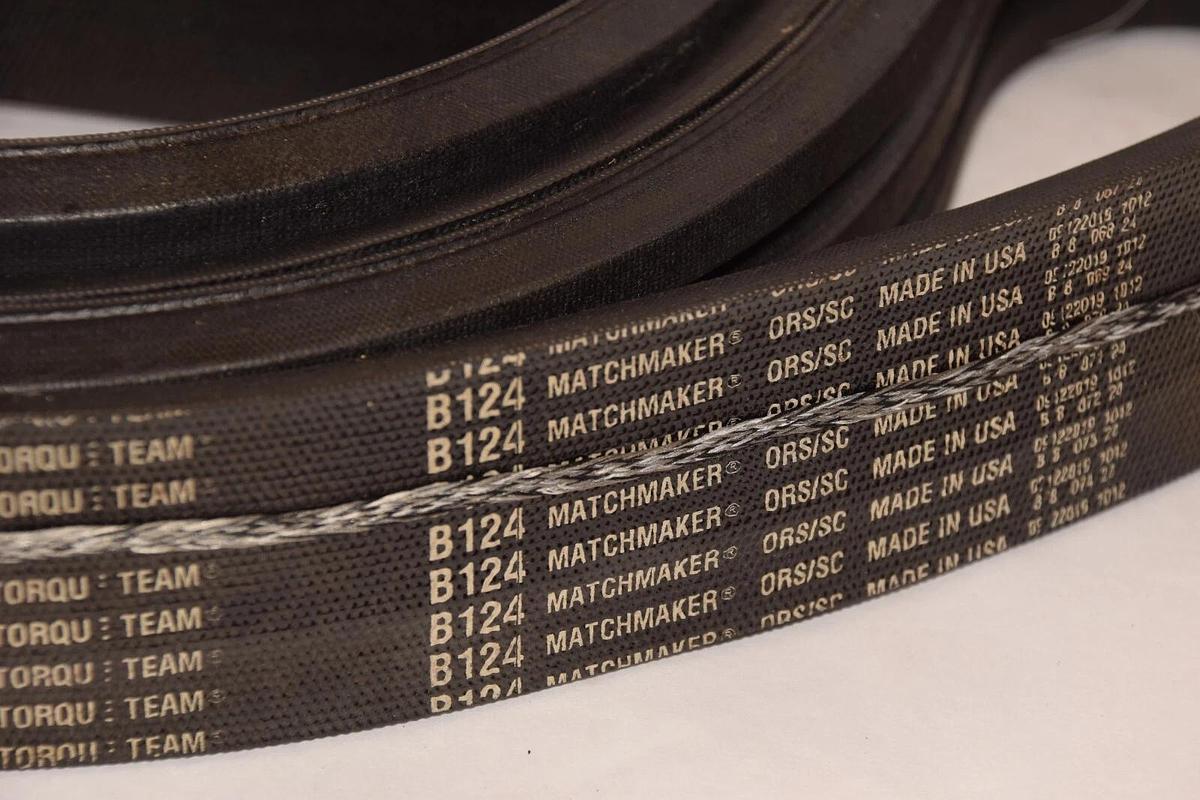 CONTINENTAL Contitech 3/B124 3-B124 Hy-T Torque 3-Rib Matchmaker V-Belt USA *NEW