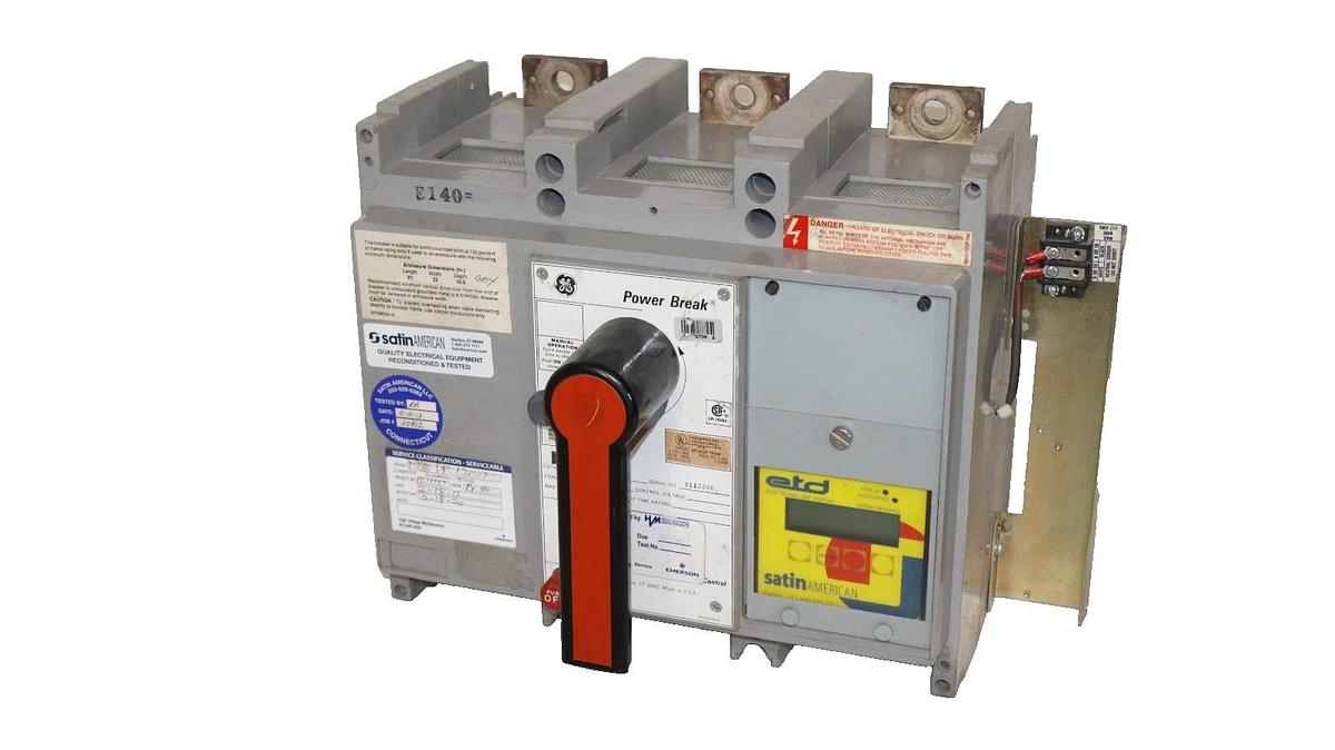 Refurbished GE General Electric Circuit Breaker Power Break 800A 800 Amp TP88SS ETD ETC-12