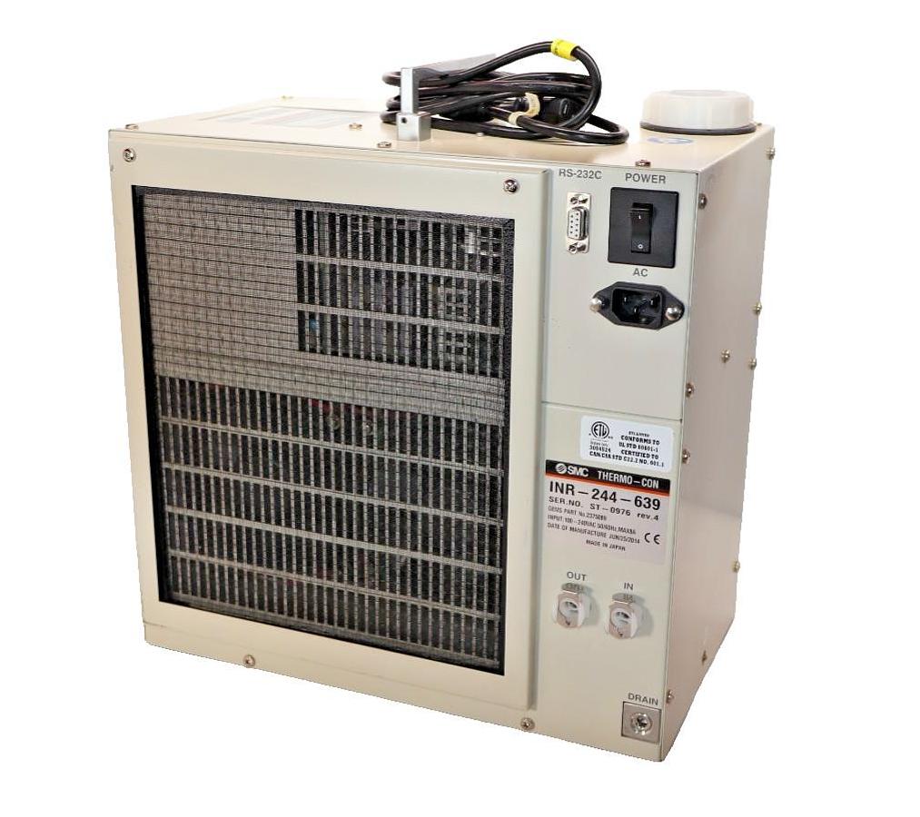 Used SMC THERMO-CON Recirculating Temperature Chiller INR-244-639 2375089 100-240v