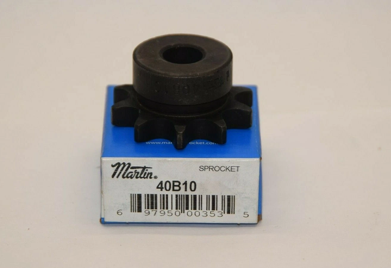 (NEW) MARTIN 40B10 10 Teeth 1/2" Bore Sprocket