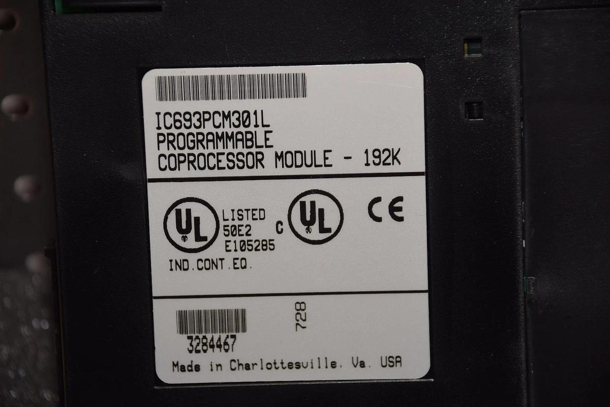 Used GE Fanuc IC693PCM301L  Programmable Coprocessor Module 192K