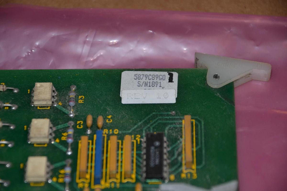 Used WESTINGHOUSE CIRCUIT BOARD CARD 5879C89G0 5879C89G01 Rev 10 1D77498H01