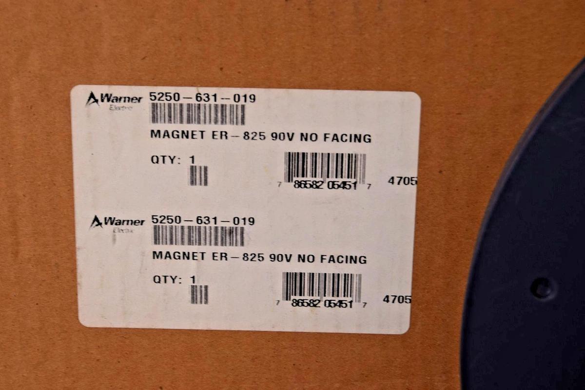 Warner Electric DC Brake Assembly ER-825 ER825 5250-48 5250-631-019 (New)