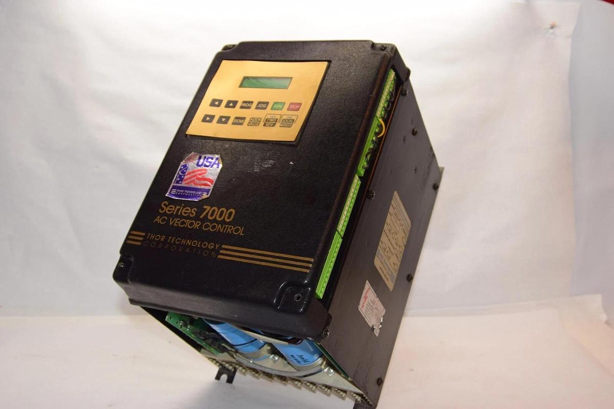 Used THOR TECHNOLOGY 7402-003 Rev A 3HP 480V 3PH 7000 Series AC Vector Controller