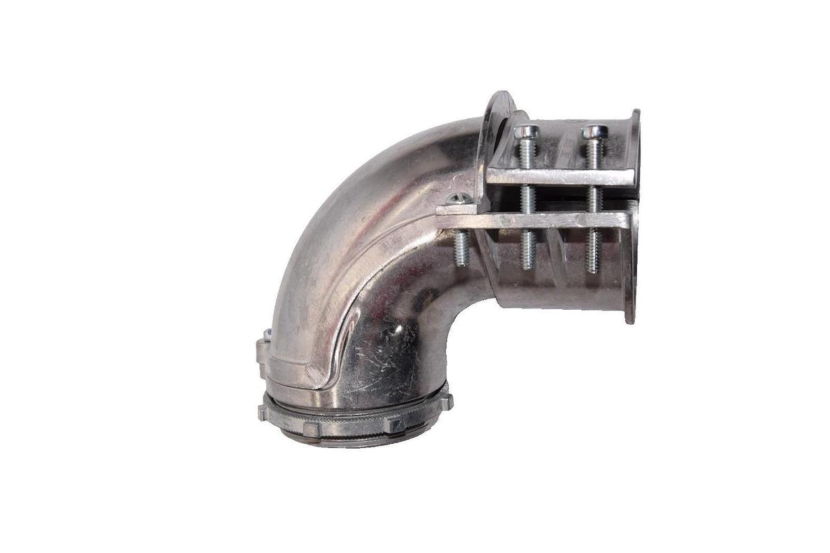 Nesco 812-DC2 3" 90 degree 2-Screw Flex Connector Fitting (New - Lot of 5)