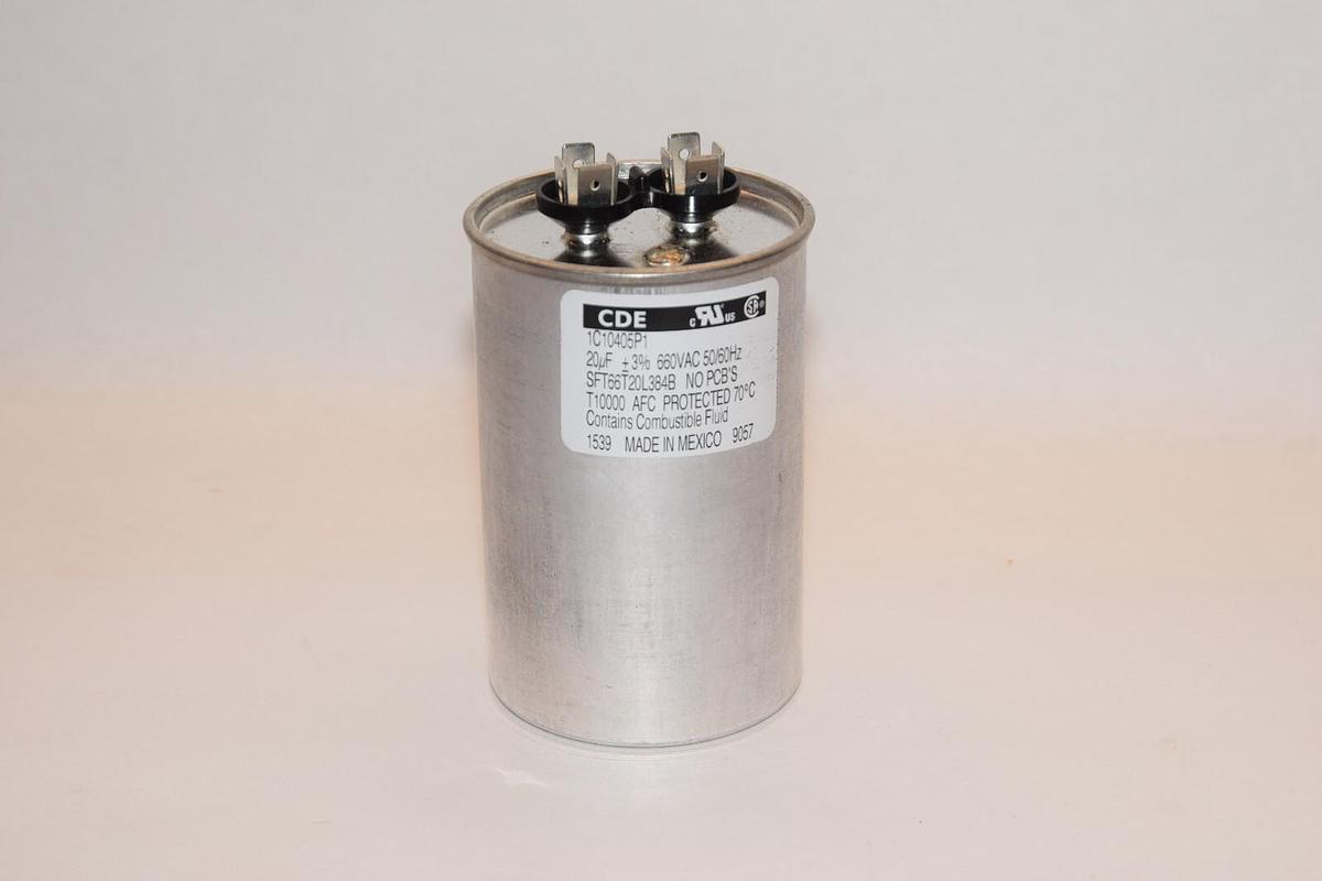 (NEW) CDE 1C10405P1 SFT66T20L384B 20uF +/-3% 660Vac 50/60Hz Capacitor