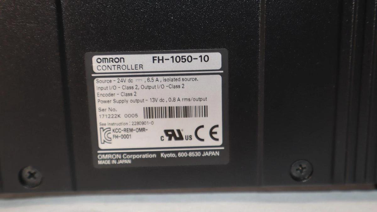 Used Omron FH-1050-10 , FH105010 24Vdc 6.5A 13V Output FH Controller