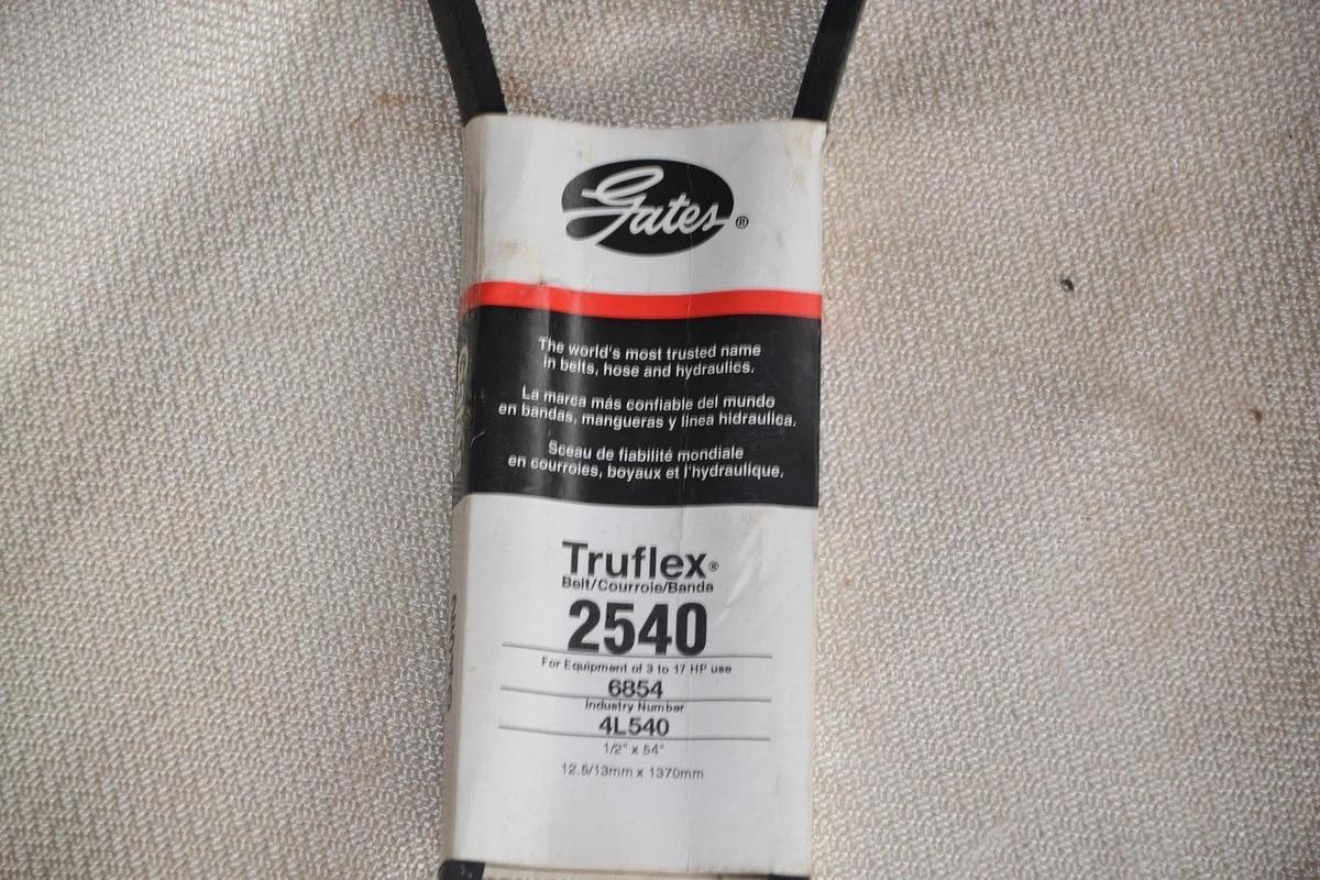 Gates Truflex 2540 A52 1/2" X 54" V-Belt 12.5/13mm X 1370mm  6854