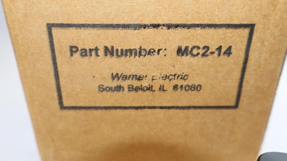 Warner Electric MC2-14 , MC214 Magnetic Adjustible Clutch or Brake (New)
