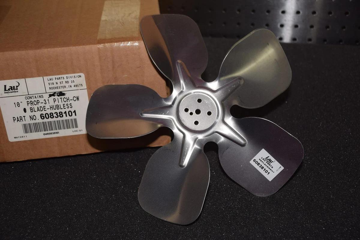 (1) Lau Industries 10" Prop-31 Pitch-CW Hubless Blade 60838101 NEW