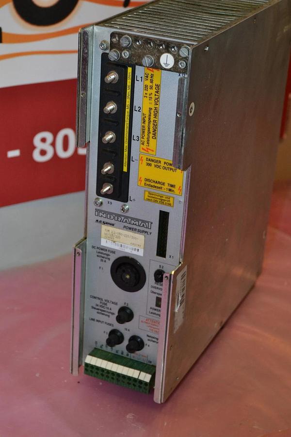 Used INDRAMAT AC SERVO POWER SUPPLY TVM 2.2-050-220/300-W1/115/220 2.2 050 220 300 W1