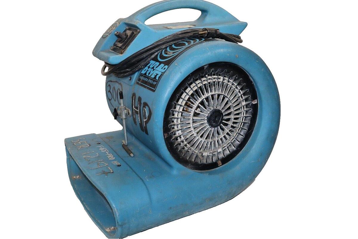 Used DRIEAZ SAHARA PRO F65-PRO HP 10.5 Amp 3-Speed Turbo Dryer