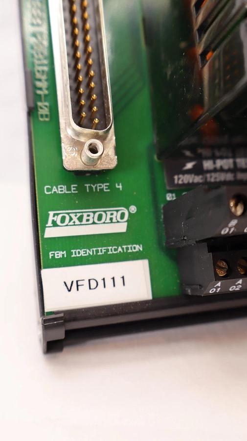 Used FOXBORO INVENSYS FBM207 P0916AM 0D RY0834 Voltage Monitor 16 Input Module