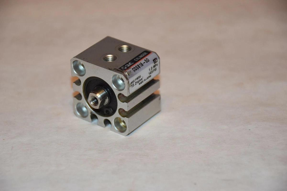 Used SMC CQSB16-5D CQSB165D 1.0MPa 145psi COMPACT CYLINDER