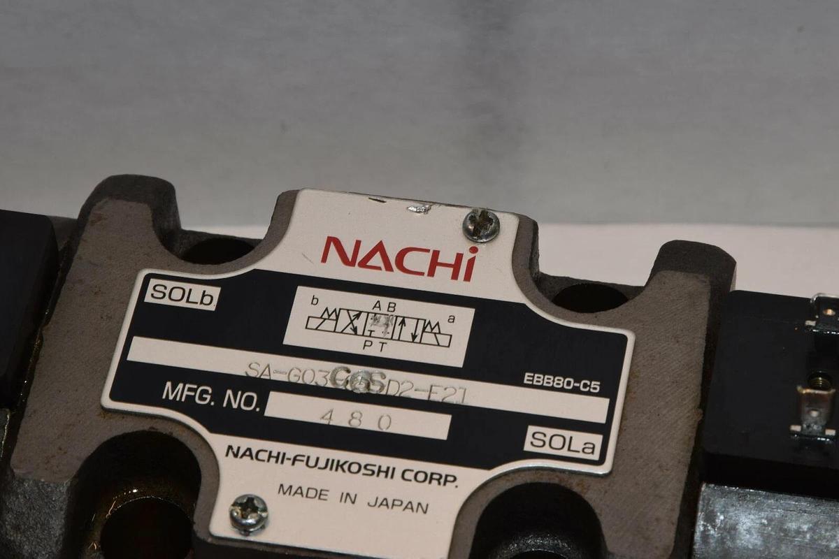 NACHI Hydraulic Directional Control Valve SA-GO3-C6S-D2-E21  480