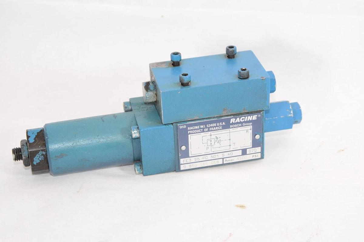 Used BOSCH FE3 SB PD N01 S 40 FE3SBPDN01S40 4500psi Hydraulic Relief Valve