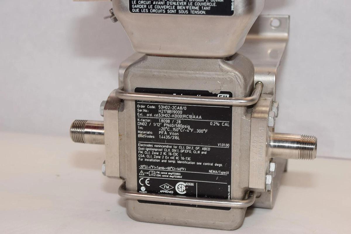 Used ENDRESS + HAUSER 53H02-2CA8/0 53H022CA80 Promag H Flowmeter